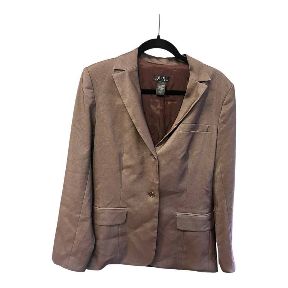 Vintage BCBGMAXAZRIA Women's Blazer in taupe color size 6